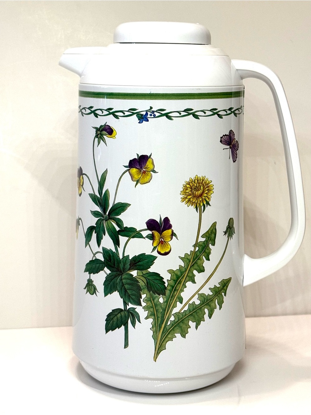 Vintage Studio Nova Botanical Thermal Carafe Wildflower Taiwan - 4 cups